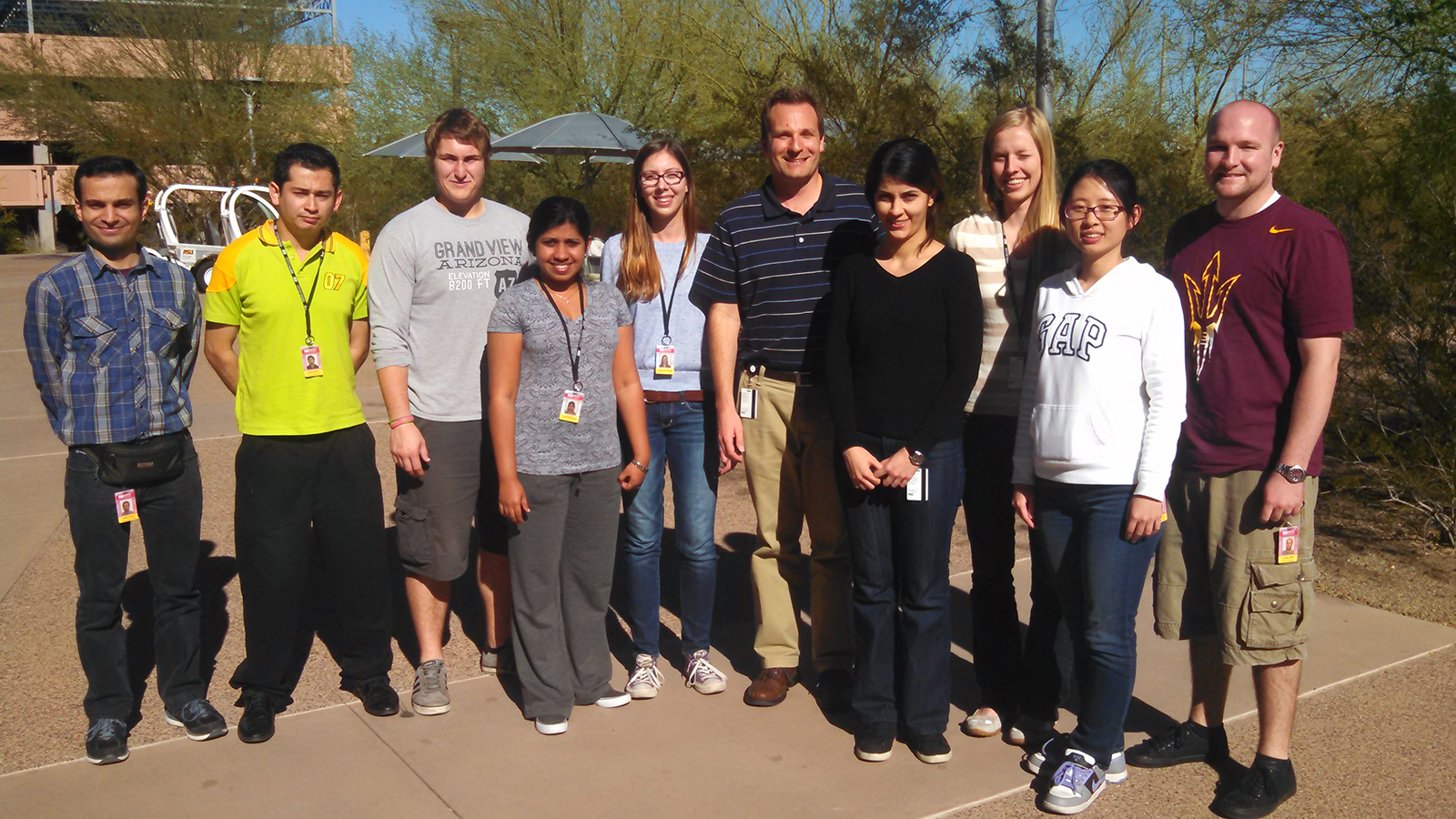 Fall 2015 Borges Group Sahba Zaare, Jesús Aguilar Díaz de león, James Geiger, Erandi Kapuruge, Stephanie Thibert, Chad Borges, Shadi Ferdosi, Sally Jensen, Yueming Hu, Joshua Jeffs